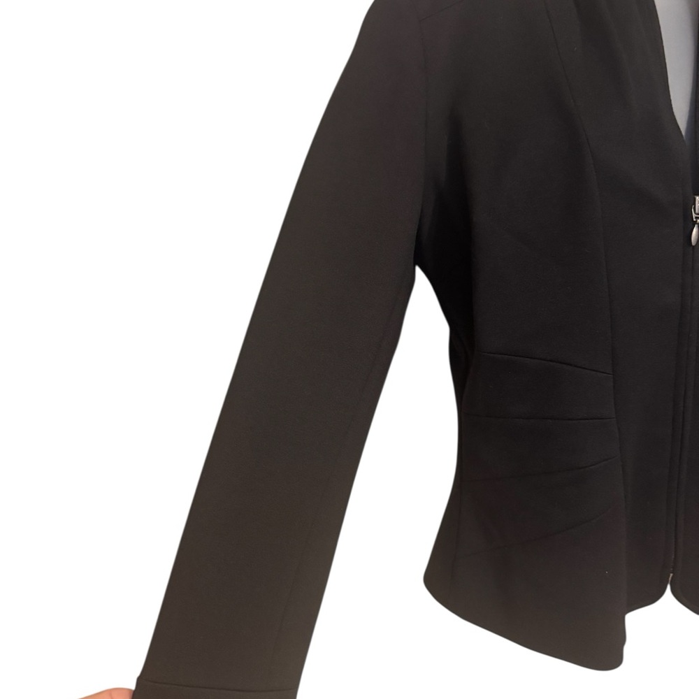 Coldwater Creek Black Jacket Size: 6 #U - Picture 4 of 10